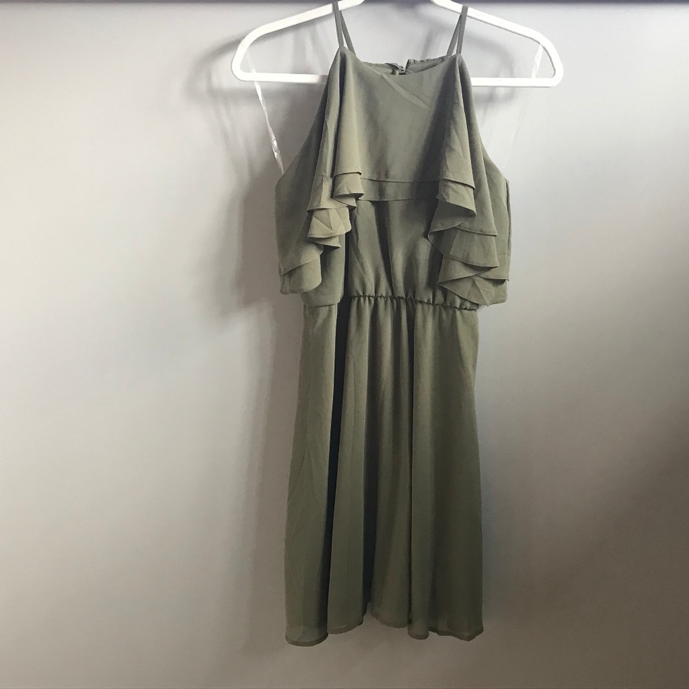High neck spaghetti strap dress from Francesca's